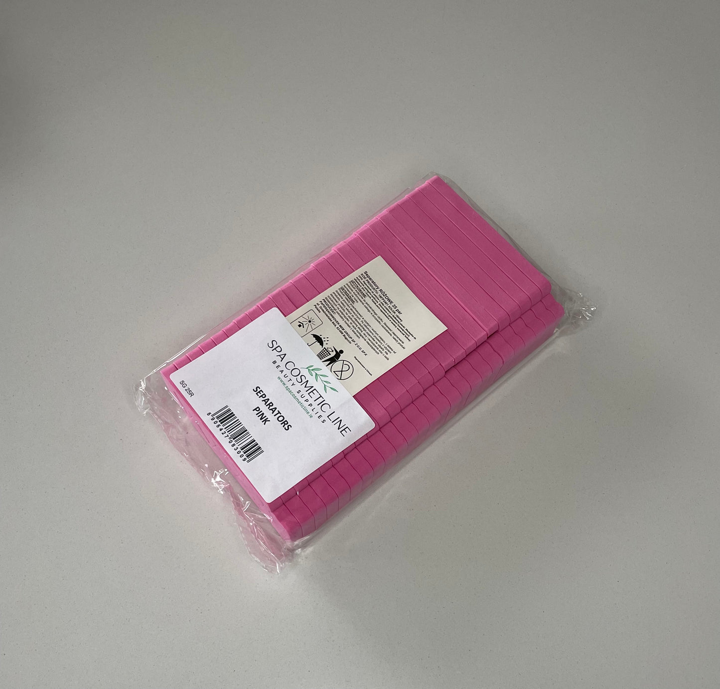PINK Foam Separators for pedicure/25pairs