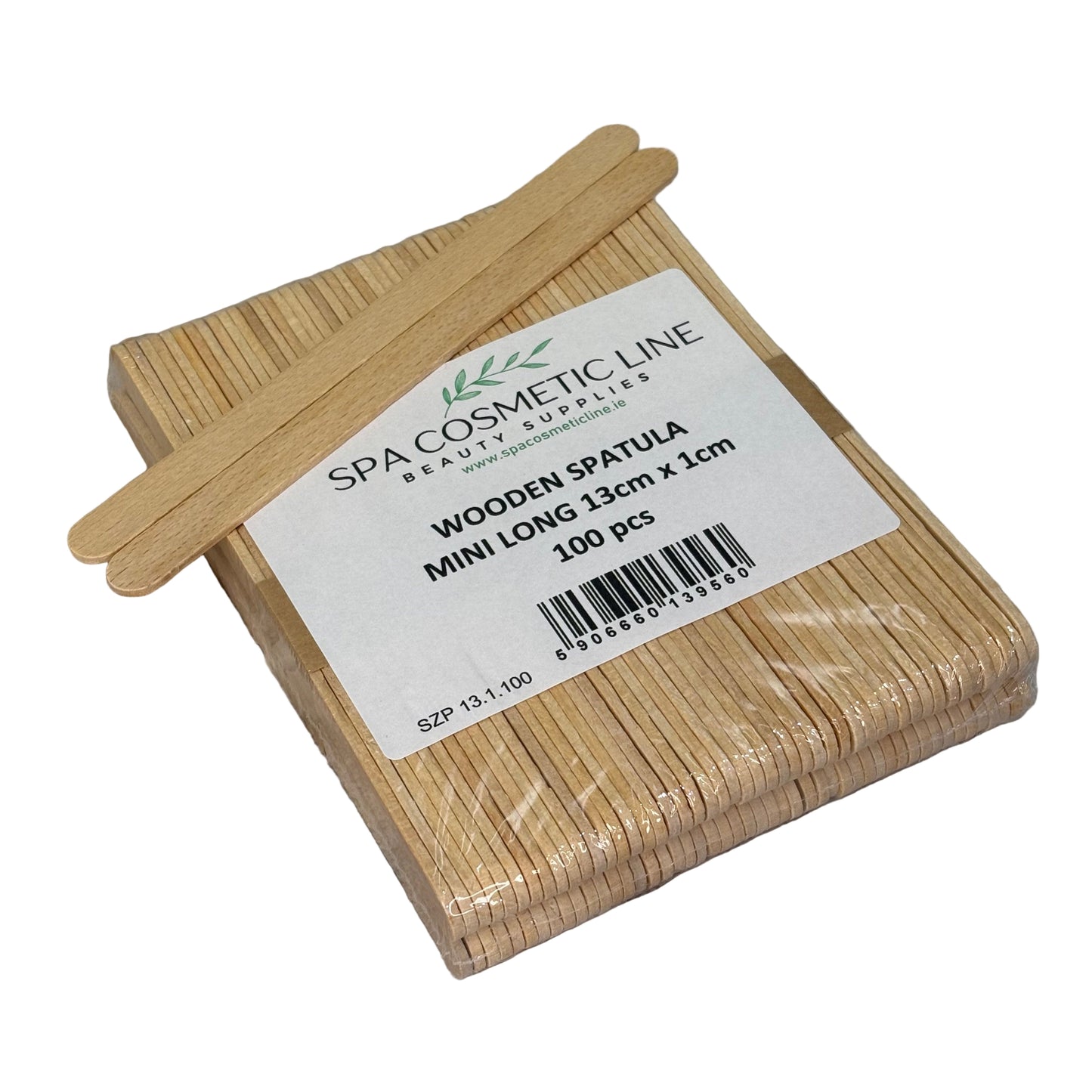 Disposable Wooden Waxing Spatulas Mini Long /13cm x 1cm/100pcs