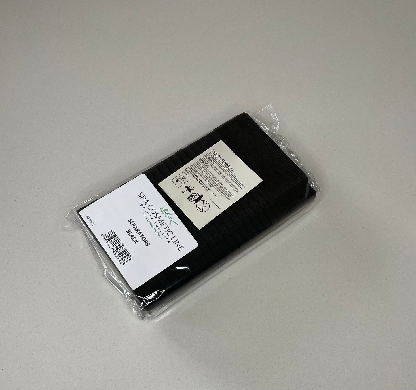 Black Foam Separators for Pedicure/25pairs