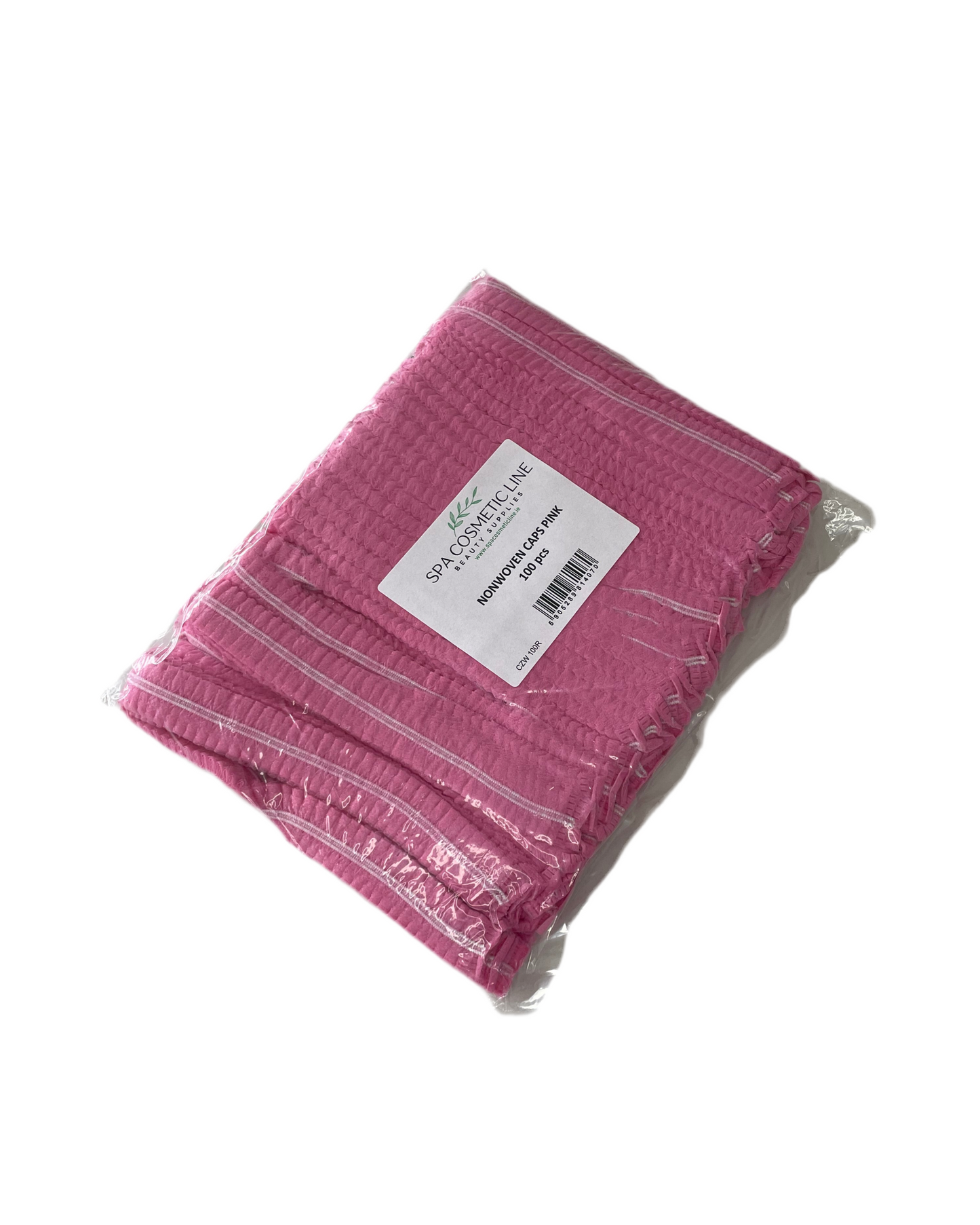 100pcs Disposable Non-woven Fabric Head caps / PINK