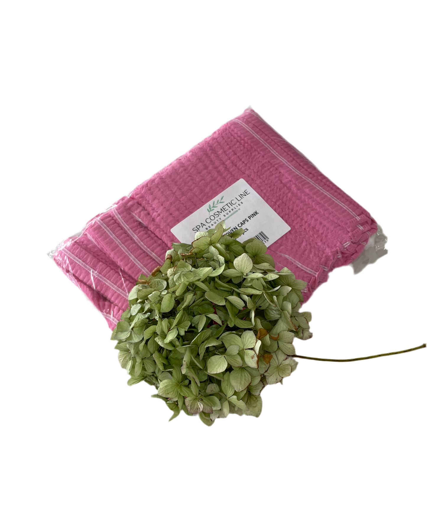 100pcs Disposable Non-woven Fabric Head caps / PINK