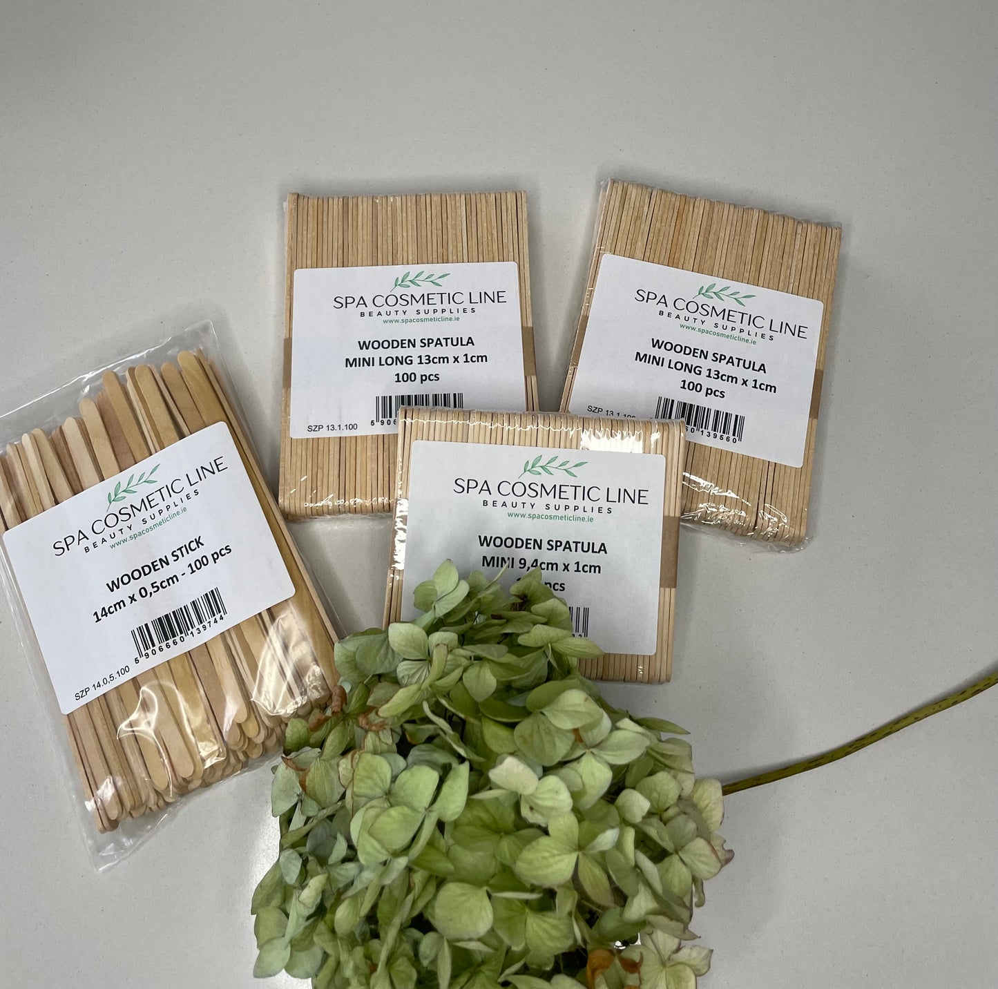 Disposable wooden Sticks (14cm x 0,5cm) 100pcs