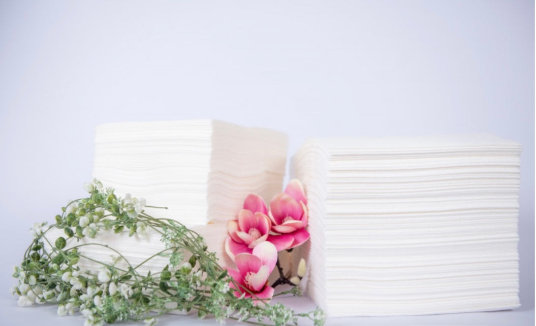 50pcs Disposable Non-woven TOWELS Plain Mini /40x50