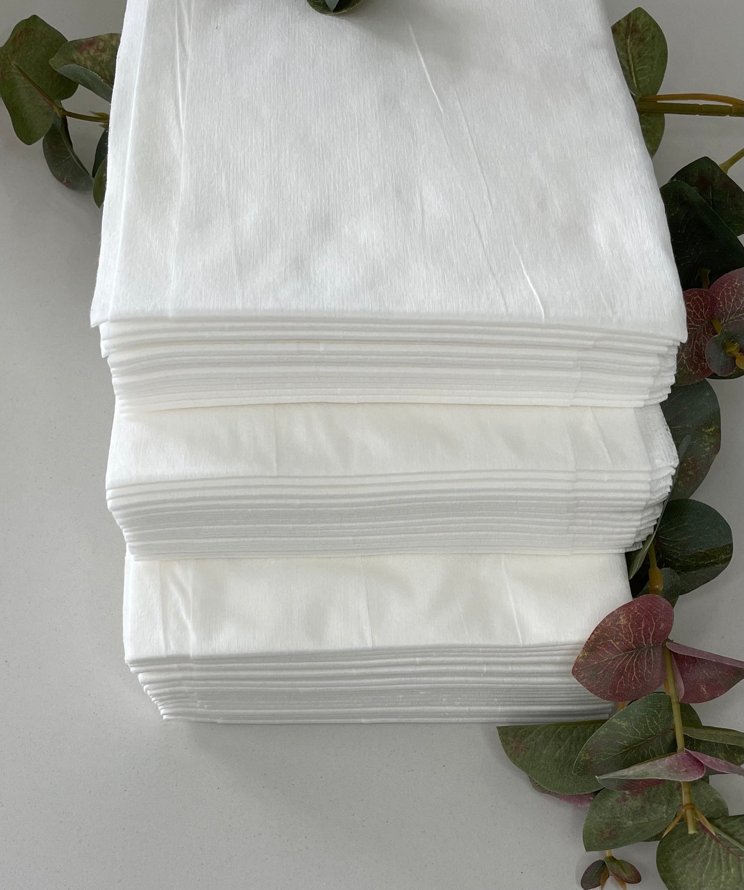 50pcs Nonwoven TOWELS Plain MIDI 40x70