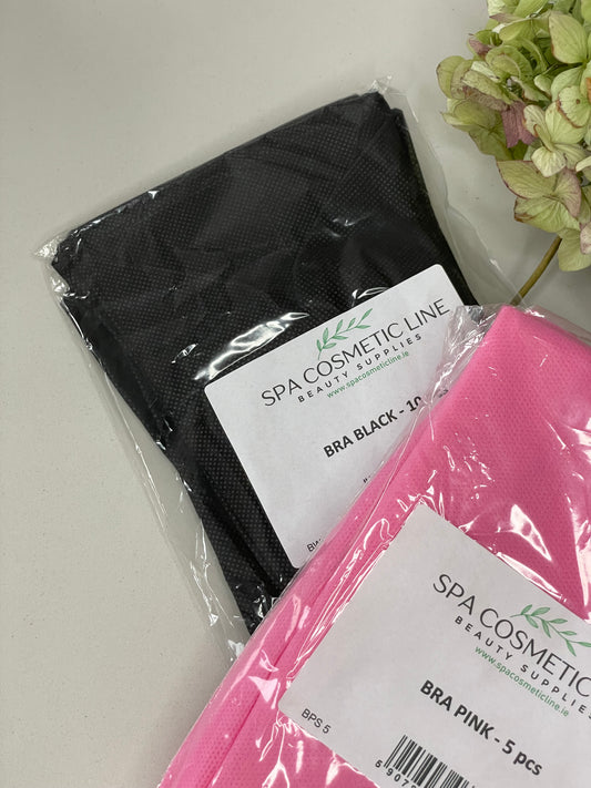 10pcs Non- woven Bra / BLACK