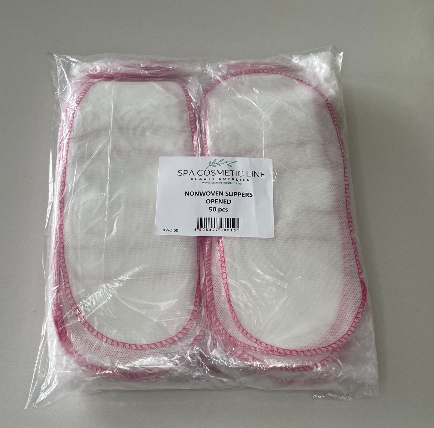 50pairs Nonwoven Slippers /Opened