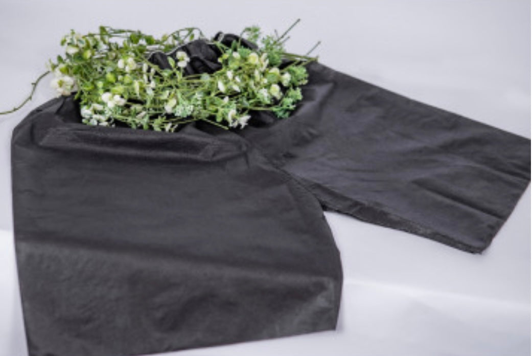 Men's  disposable BOXER shorts / BLACK /1pc