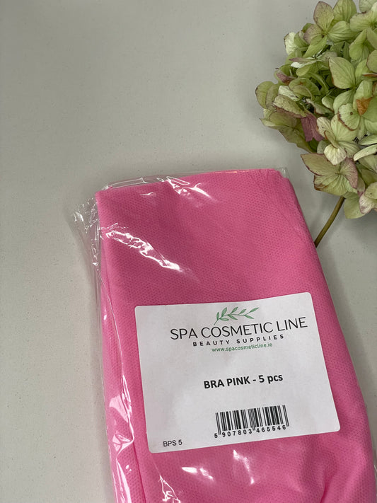 5pcs Non-woven Bra / PINK