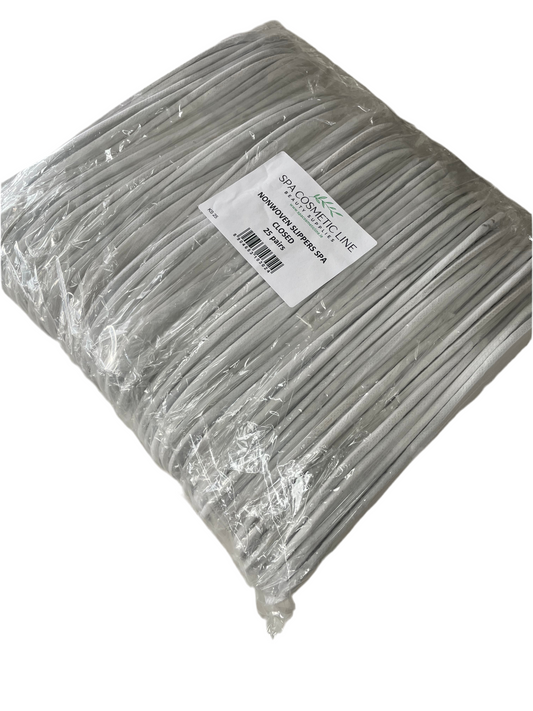 25 pairs Non-woven Spa Slippers /Closed