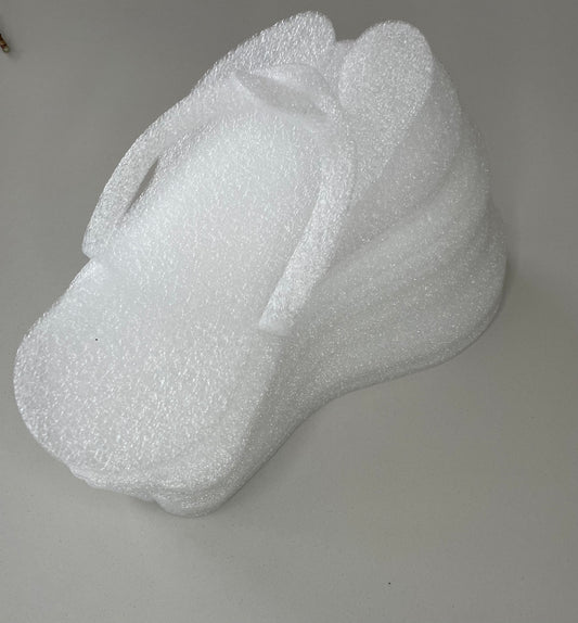 Disposable Foam Slippers 12 pairs / WHITE