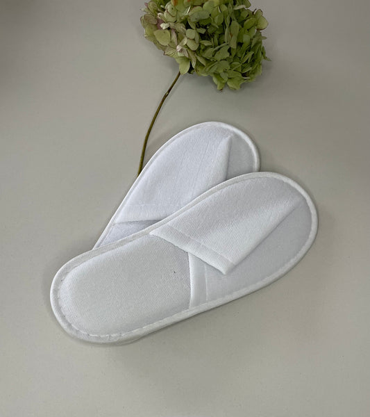 25 pairs Non-woven Spa Slippers /Closed