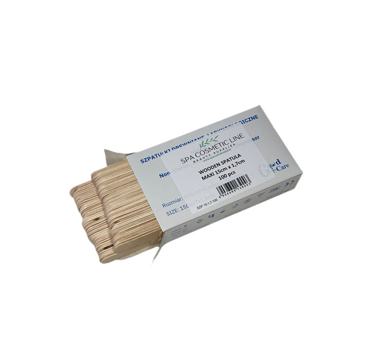 Disposable Wooden Spatulas Maxi (15cm x 1,7cm)100pcs