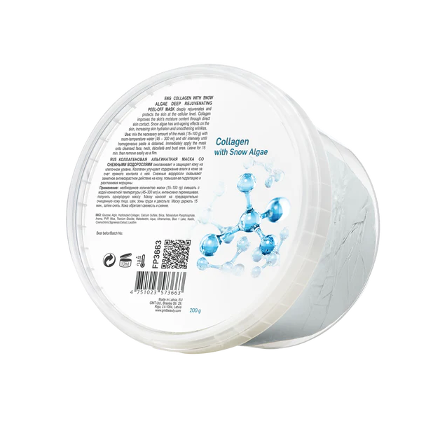 COLLAGEN with snow algae PEEL OFF MASK /FACE 200ml